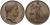Набор бронзовых французских медалей и медальонов 1810 года. Оригинальный комплект. 0-0-00