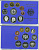 ФРГ государственный набор из 10 монет 1998 D    PROOF  3-5-3-39