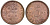 ФИНЛЯНДИЯ 5 ПЕННИ 1975 KM 45 медь UNC 3334-1058