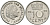 Нидерланды 10 центов 1955 Юлиана (1949-1980) KM 182 никель 96-362