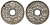 Франция 5 сантимов 1925 KM 875, Le Franc 122.10 медно-никель 4124-324