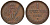 Ганновер 1 пфенниг 1861 B, Георг V KM 233, AKS 156, J. 90 медь 4594-542