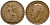 Великобритания 1 пенни 1919 Георг V (1910-1936) KM 810, Spink 4051 бронза    08-611