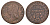 Франция 5 сантимов 1796 Lan 5, AA KM 640, Le Franc 115/6 медь 4657-914