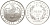 Турция 750000 лир 1996 экю, Европа 1996 KM 1046 серебро PROOF 11-039-14