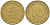ФРГ 10 ПФЕННИГОВ 1949 D KM 103, J.378 сталь плакированная латунью 3856-343