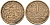 Нидерланды 1 цент 1930 Вильгельмина (1890-1948) KM 152 бронза 4576-1125