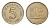 Малайзия 5 сенов 1967 KM 2 медно-никель UNC 4679-732