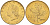 Италия 20 лир 1996 R, дубовый лист KM 97.2 алюминиевая бронза  UNC  4594-1042