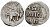 ВЕЛИКОЕ КНЯЖЕСТВО МОСКОВСКОЕ ДЕНГА 1535 - 1547 ИВАН IV ВАСИЛЬЕВИЧ, МОСКОВСКИЙ МОНЕТНЫЙ ДВОР, 0,36 ГР ГиК №26 серебро 262-1112