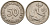 ФРГ 50 пфеннигов 1949 D KM 104, J. 379 медно-никель 4597-1135