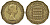 Великобритания 3 пенса 1954 Елизавета II (1952-2022) KM 900, Spink 4153 никель латунь 4122-925