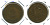 ГЕРМАНИЯ 2 ПФЕННИГА 1876 D, СТАРОГЕРБОВКА KM 2, J.2 медь 701-433