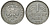 ФРГ 1 МАРКА 1959 J J 385, KM 110 медно-никель 72-655