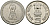 Индия 5 рупий 2001 2600 лет Джина Махавира KM 304 медно-никель UNC 94-314