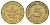 ФРГ 5 пфеннигов 1949 F KM 102, J. 377 сталь плакированная латунью 4697-552