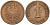 Германия 1 пфенниг 1874 C, Вильгельм I (1871-1888) KM 1, J. 1, Weege 1 медь 1524-411