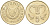 Кипр 5 центов 1993 голова быка KM 55.3 никель латунь    4595-934