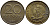 ГДР 20 пфеннигов 1969 А, первый год KM 11 латунь UNC 73-1034