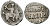 ВЕЛИКОЕ КНЯЖЕСТВО МОСКОВСКОЕ ДЕНГА 1535-1547 ИВАН IV ВАСИЛЬЕВИЧ, МОСКОВСКИЙ МОНЕТНЫЙ ДВОР, 0,34 ГР ГиК №43 серебро 262-733