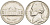 США 5 центов 1966 Джефферсон KM A192 медно-никель 3457-1224