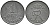 ДАНИЯ 1 ЭРЕ 1966 C; S, ФРЕДЕРИК IX (1947-1972) KM 839.2 цинк UNC 100-649
