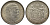 Дания 2 кроны 1930 N; AH, 60 лет королю Кристиану X (1870-1930) KM 829 серебро 69-421