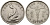 Бельгия 1 франк 1930 Belgique KM 89 никель 34-313