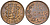 Люксембург 25 сантимов 1946 Шарлотта (1918-1964) KM 45 бронза 4516-237