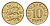 Эстония 10 сентов 1998 KM 22 латунь UNC 4696-224