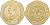 Иордания 1 динар 1995 50 лет FAO KM 62 латунь UNC M11-03