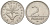 Венгрия 2 форинта 1993 BP, цветок KM 693 медно-никель UNC 4617-1037
