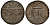 Польша, Эльблонг 1 шиллинг (шеляг) 1672 Михаил Корибут Вишневецкий король Польский, Великий Князь Литовский (1669-1673), вес 0,50 гр. KM 90 серебро 1516-1214