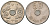 Япония 50 йен 1968 Yr. 43, Хирохито (1926-1989) KM 81 медно-никель 4189-1017