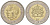 Марокко 5 дирхамов 2002 AH 1423, Мохаммед VI (1999-) KM 109 биметалл aUNC 110-632