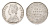 Британская Индия 2 анны 1862 Виктория (1837-1901) KM 469 серебро    1529-813