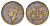 Ямайка 1 пенни 1945 KM 32 никель латунь 4628-515