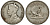 Фиджи 1 шиллинг 1934 Георг V (1910-1936), парусник KM 4 серебро 91-936