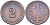 ГЕРМАНИЯ 2 ПФЕННИГА 1875 F, СТАРОГЕРБОВКА KM 2, Jager 2, Weege 3 медь 4546-552