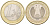 ФРГ 1 евро 2003 J KM 213 биметалл 4543-457