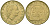 Италия 200 лир 1978 R, шестерня KM 105 алюминиевая бронза 4171-945