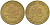 ФРГ 10 ПФЕННИГОВ 1949 J KM 103, J.378 сталь плакированная латунью 113-1044