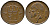 БЕЛЬГИЯ 50 САНТИМОВ 1953 BELGIE KM 145 бронза 39-1248