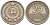 Цейлон 25 центов 1963 KM 131 медно-никель 4567-148