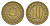 Югославия 10 пара 1965 KM 44 медь цинк 4632-332