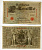 Германия 1000 марок 1910 красная печать, 7 значный номер Pick 44 b  бумага   8610-41-1-2