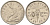Бельгия 50 сантимов 1920 BELGIQUE KM 87 никель 188-454