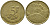 БЕЛЬГИЯ 5 ФРАНКОВ 1986 BELGIE KM 164 латунь или алюминиевая бронза 4390-1133