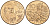 ФРАНЦИЯ 10 ФРАНКОВ 1984 ФРАНСУА РУДЕ KM 954 никель латунь 63-733