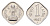 Индия 1 пайс 1967 KM 10.1 алюминий UNC 4697-756